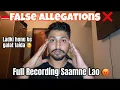 Lagu Stop Supporting FALSE ALLEGATIONS ❌ || Full Recording Saamne Lao😡