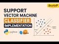 Support Vector Machine SVC Implementation in Python SVM Classifier using Scikit Learn Telugu