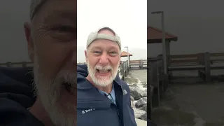 Waves Over the Pier #secondhandsailors #sailinglife #sailing #svdaisymae #TS Arthur