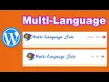 Create multi language website with WordPress polylang