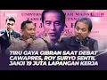 Roy Suryo Tiru Gaya Gibran saat Debat Cawapres, Sentil Janji 19 Juta Lapangan Kerja | Rakber (11/11)