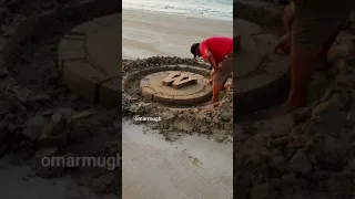 W كتابة على الرمل عمر المغربي كتابة اسماء 