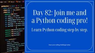 Day 82 - Print Square of Numbers Python Coding Challenge Python loops Python coding series