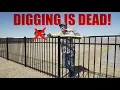 How I Build Impossible NO DIG Aluminum Fence i Drive