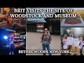 Brit visits the site of Woodstock 1969 Upstate New York Bethel Woods Center of the Arts Amber