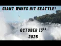 Download Lagu Giant Waves Hit Alki Beach during Storm in Seattle!