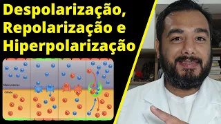 Despolarização, Repolarização e Hiperpolarização | Fases do Potencial de Ação | #Fisiologia