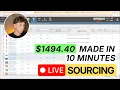 Watch Me Manual Source 1494 40 Profit In 10 Minutes LIVE Sourcing Amazon Online Arbitrage