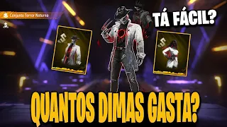 PEGANDO CONJUNTOS DE HALLOWEEN NO VIRA-CARTA DO FREE FIRE, QUANTOS DIMAS GASTA?
