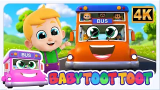Wheels on the Bus 🚌 Double Decker | Fun Kids Learning Song
