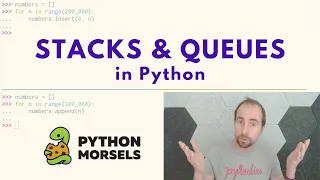 Stacks and queues in Python