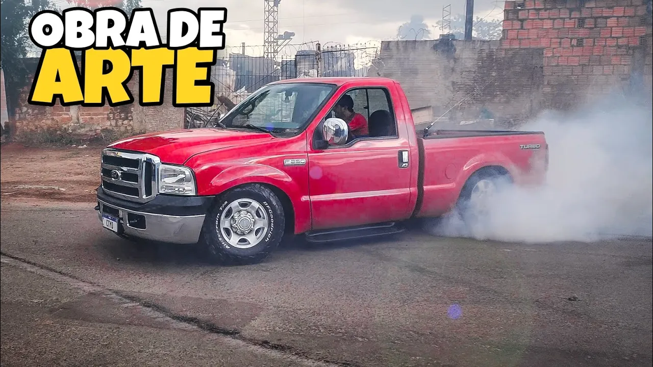 A F250 DOS SONHOS! *fez BORRACHÃO até acabar o pneu ????