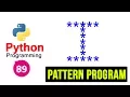 Python Pattern Programs - Printing Stars in I Shape