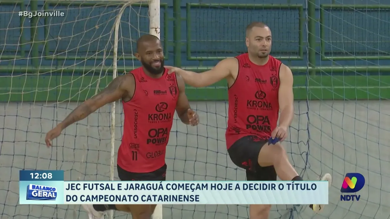 Disputa Intensa: JEC Futsal e Jaraguá Iniciam Batalha pelo Título Catarinense