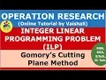 Gomory s Cutting Plane Method - Integer Programming Problem