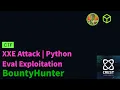 XML External Entity Injection Demonstration HTB BountyHunter CREST CRT Track