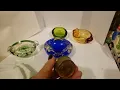 Fenton blenko Goebel Vintage Ashtrays