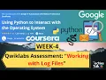 Using Python to Interact with the Operating System WEEK 4 Qwiklabs Assessment Coursera by Google