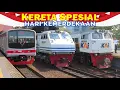 RAMAINYA KERETA API JAKARTA SPESIAL HUT RI!! Ada Lokomotif Livery WnB, KRL China, dan JR 205 Marchen