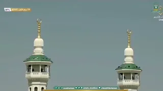 أذان رائع للمؤذن الشيخ إبراهيم المدني  حفظه الله   دندنها