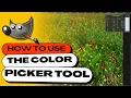 How to Use the Color Picker Tool Eyedropper in GIMP