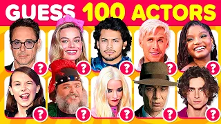 Guess The Actor in 3 Seconds Trivia 100 famous Actors and Actresses - Play Quiz Challenge