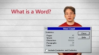 What Counts as a Word