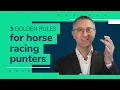 Professional gambler Andy Holding Three golden rules for horse racing punters