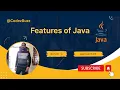 what is the features of Java learn java features with CodezBuzz lecture - 3