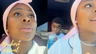 Jayda Cheaves Tries To Convince Son Loyal NOT To Eat Burgers! ๐