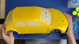 scale Simple RC body shell painting