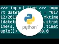 Convert string date to timestamp in Python