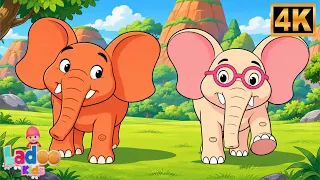 एक मोटा हाथी, Ek Mota Hathi, Hindi Nursery Rhymes and 2D Cartoon