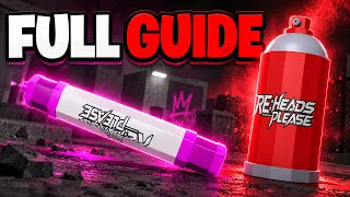 How To FIND ALL SPRAY CAN & MARKER LOCATIONS in RE:Heads, Please! ROBLOX