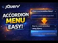 Responsive Accordion Menu using jQuery Full Guide