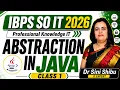 Abstraction in Java By Dr Sini Shibu IT Expert