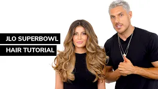 How To Re-Create JLo s Super Bowl Hair Chris Appleton Tutorial