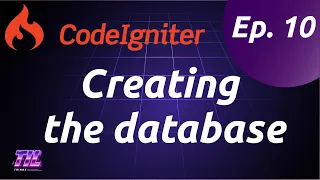 Codeigniter 4 - Creating the database for a simple contact manager
