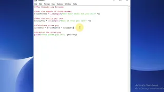 The Program Development Cycle in Python