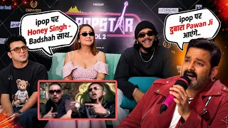 "Pawan Singh का जलवा ipop , Badshah - Yoyo Reunion ?? Hustle Clash.." King - Neha - Aditya Intv