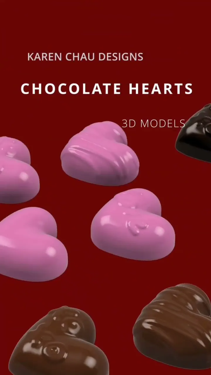 Chocolate Hearts #Valentines