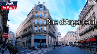 rue dargenteuil 4k paris walking tour 2025