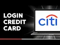 How to Login your Citi Bank Credit Card Account