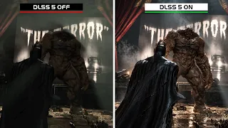 Batman vs Clayface Looks Like a 2026 Movie With DLSS 5 | ON vs OFF
