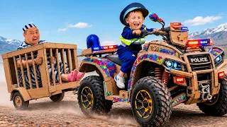 POLICE BOY SAVES THE CITY! 🚓 Escaped Prisoner ATV Chase | 30-Minute Compilation
