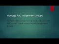 Manage ABC Assignment Groups