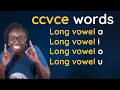 CVCe words