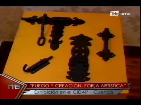 Fuego y Creación Forja Artística exhibición en el CIDAP - Cuenca