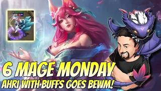 6 Mage Monday - Ahri goes BEWM! | TFT Fates | Teamfight Tactics