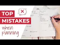 5 Planning Mistakes You Might Be Making How to Fix Them